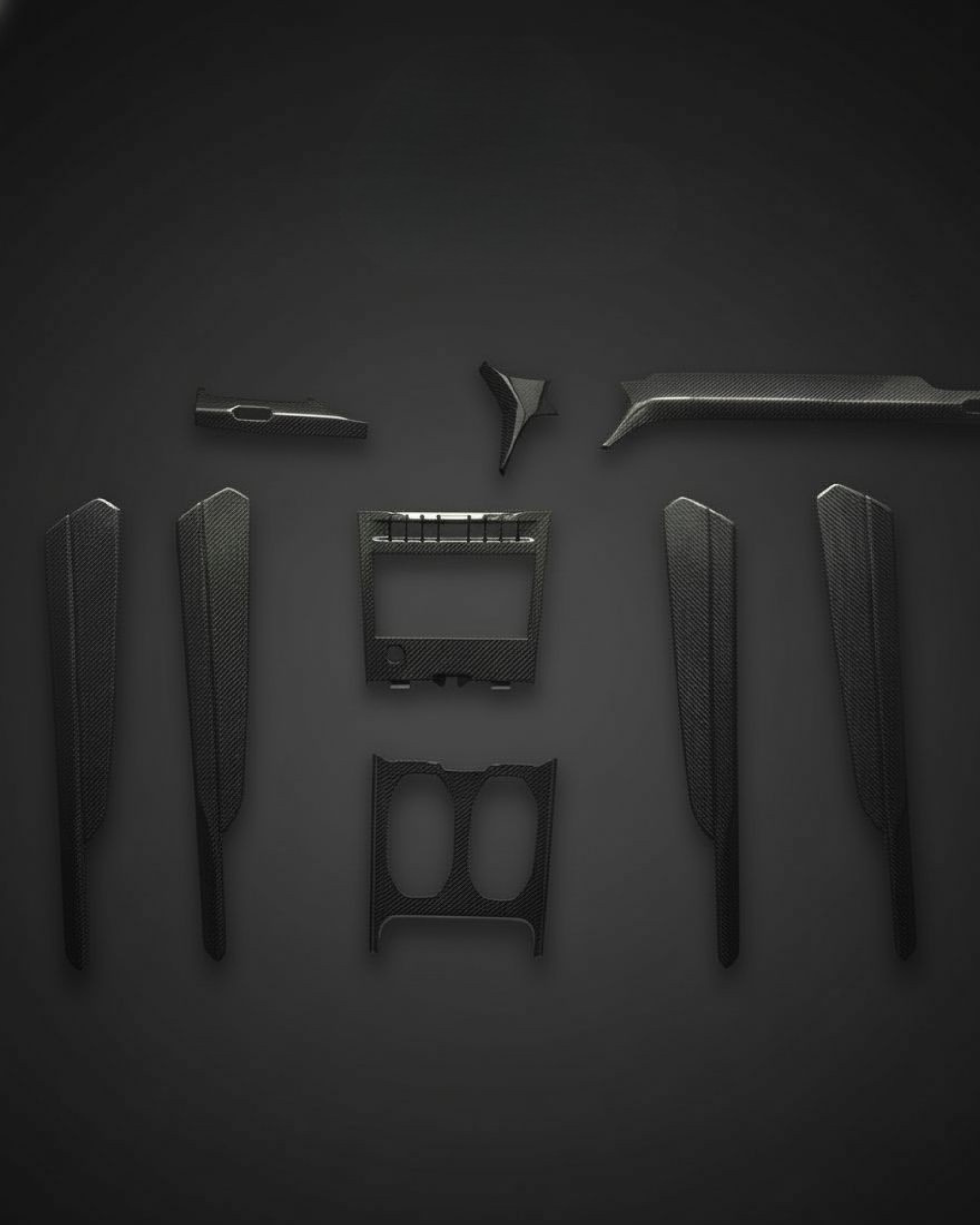 Lamborghini Urus carbon interior trim pieces