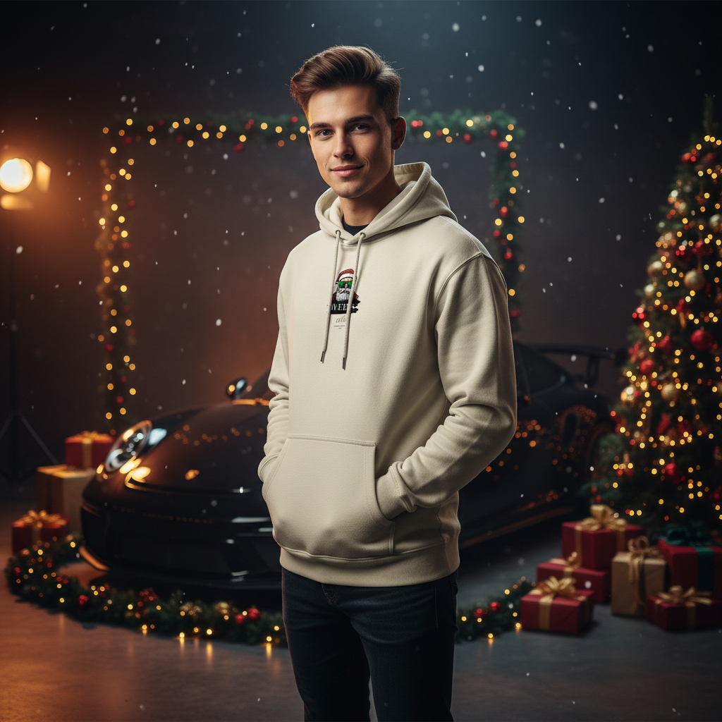 WEISS WEIHNACHTS HOODIE LIMITED EDITON