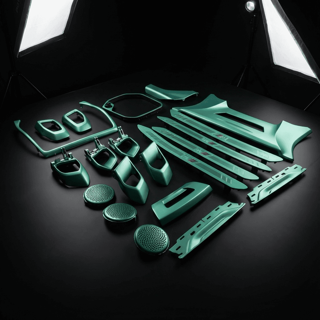 Innenraum Chrom-Elemente in individueller Wunschfarbe